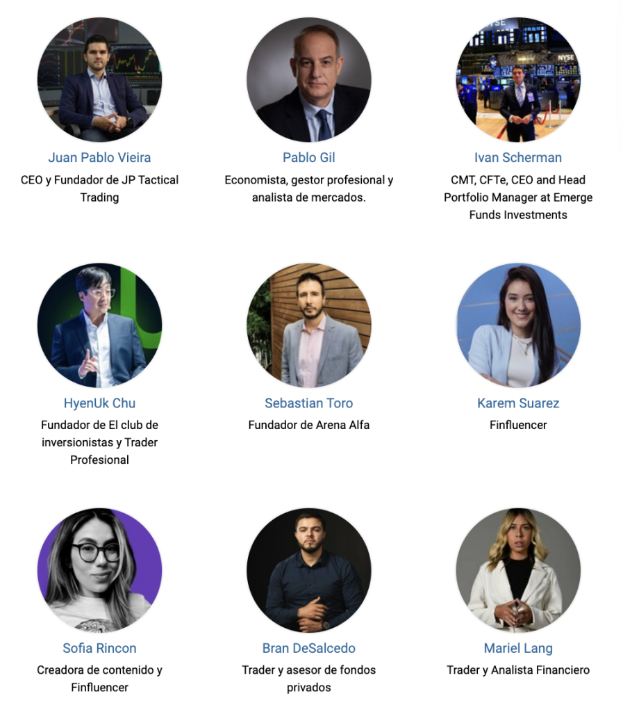 Algunos de los ponentes de la markets experience 2024